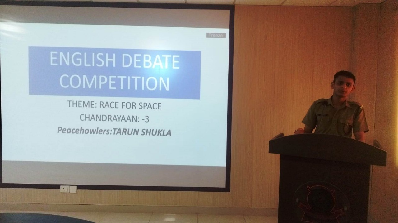 English Debate Competition : Theme : Race for Space CHANDRAYAAN-3